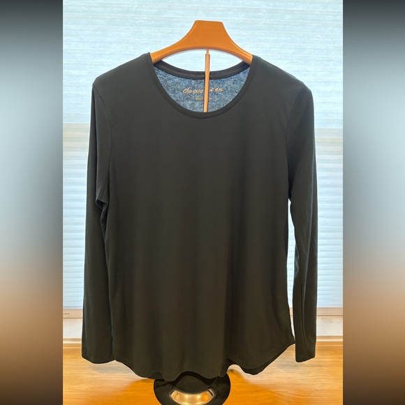 Como Vintage Tops - Como Vintage "The Perfect Tee" Long Sleeve - Dark Teal Size XL